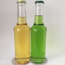 275ml empty clear Glass cocktail bottle,beer bottle With screw metal cap.
